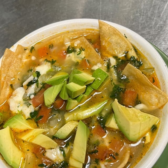 Sopa de Tortilla.