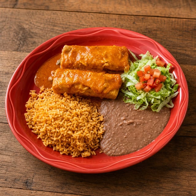 7. Chiles Rellenos Plate.