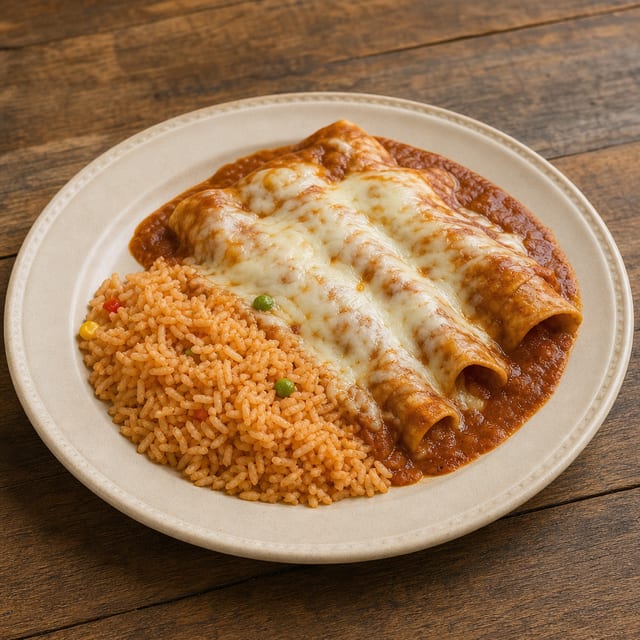 9. Enchiladas Plate.