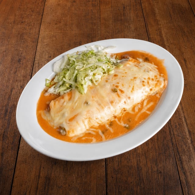 21. Burrito Plate.