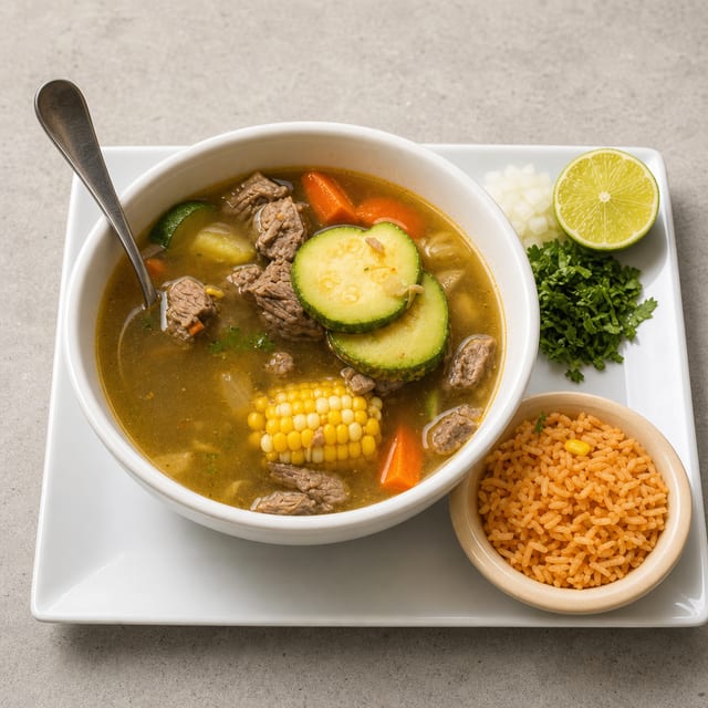 Caldo de Res.