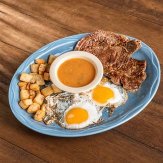 B4. Steak & Eggs